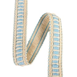 Bobine galon passe ruban 15m bleu acier