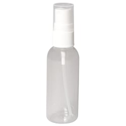 PET flacon vaporisateur transparent 50ml, env. ø 3,1cmx11,5cm, 1 pce