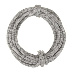 Tube tricoté avec fil, gris, 3 m