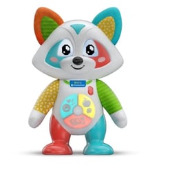 Baby  - Oliver, le raton-laveur joueur - Jeu intéractif - 4 modes de jeux : Émotions, Repas, Histoire et Exploration.