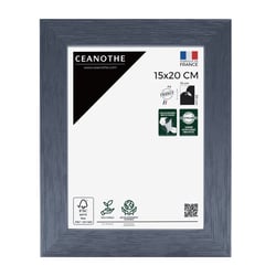 Cadre photo Karma gris bleuté 15x20 cm