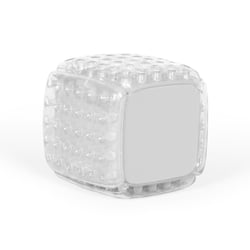 Enceinte sans fil Livoo Air Mini TES260W blanc transparent bluetooth
