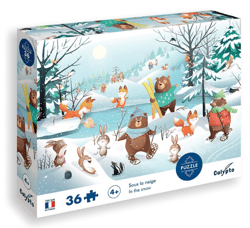 Puzzle 36 pieces - Sous la Neige - Calypto -