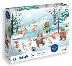 Puzzle 36 pieces - Sous la Neige - Calypto -