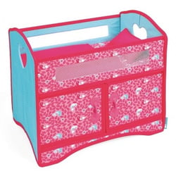 Lit armoire birdy paradise pour poupee - janod - j06572 - mobilier