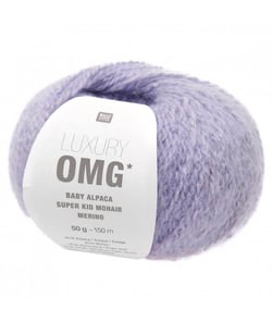 Fil exceptionnel à tricoter Luxury OMG - Rico Design 05 Lilas clair