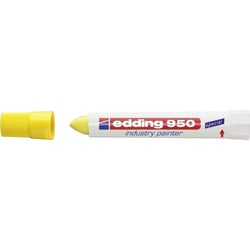 Marqueur - Jaune - Spécial industrie - Surfaces difficiles - Permanent - Edding 950