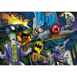 Puzzle batman et le joker et la batmobile - 104 pieces - collection marvel - clementoni - 25708