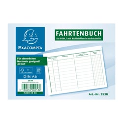Carnet de route A6 H 40 pages DE - Visuel - x 10 - Exacompta