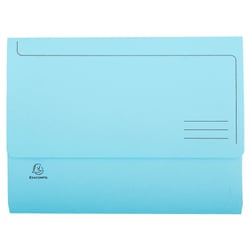 Paquet de 50 chemises poche SUPER 210 - 24,5x32,5cm - Bleu clair - x 3 - Exacompta