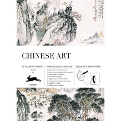Papiers créatifs - Œuvres d'art chinois - Scrapbooking - 12 feuilles - 50x70cm