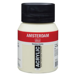 Peinture Acrylique - Jaune de Naples vert - 282 - Amsterdam - Pot de 500ml