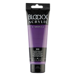 Peinture acrylique - Pourpre brillant - 906 - BLOCKX Artist - Qualité beaux-arts - Tube 120ml