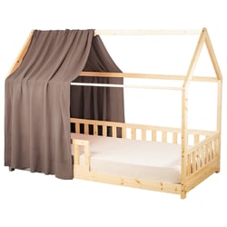 Ciel de lit cabane en gaze de coton SOLO