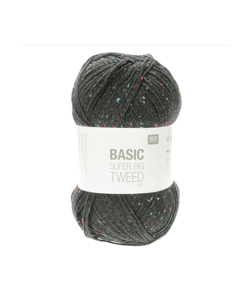 Découvrez la Polyvalence de la Pelote de Laine Basic Super Big Tweed Aran 400GR de Rico Design Gris (08)