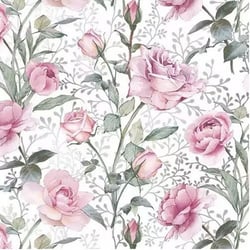 4 serviettes en papier découpage collage 33 cm ROSE ROSIER F 206