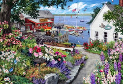 Puzzle 1000 pièces - Coastal Garden - Bluebird Puzzle