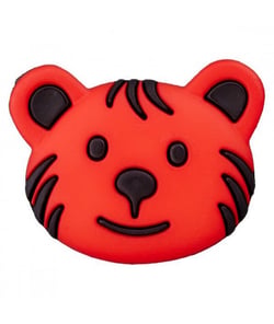 Carte de 1 bouton Tigre à queue Rouge 28mm - Union Knopf Rouge