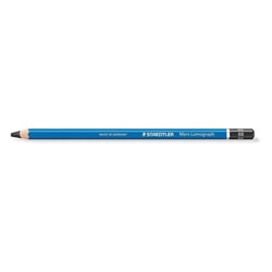Crayon graphite STAEDTLER - Mars Lumograph 100 - Mine 2 mm - 8B - Bleu - Lot de 12