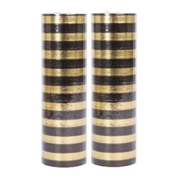 P'TIT CLOWN - 24370 - Rouleaux de serpentins - 4 m - lot de 2 - or et noir