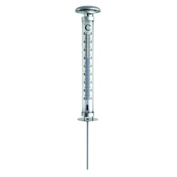 Thermomètre géant de jardin led solaire