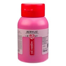 Peinture acrylique - Violet Rouge Permanent Clair - 577 - Pot de 750 ml - Talens Art Creation