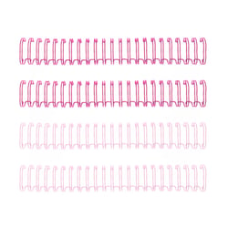 4 spirales de reliure rose 1,58 cm - We R