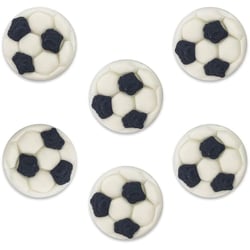 6 Décors en sucre - Ballon de Football