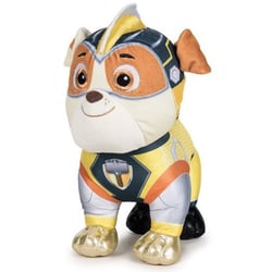 Peluche chien ruben 25 cm - pat' patrouille mighty pups super paws - peluche licence