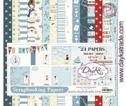 Pochette de 24 feuilles DayKa Mi Comunion Nino