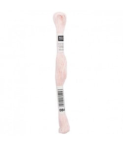 Fil à broder mouliné Uni - Rico Design 084 Rose