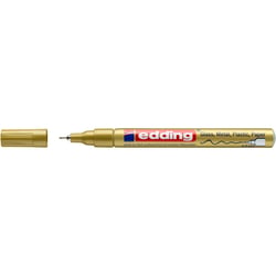 Lot de 10 Marqueurs Peinture brillante 780 Pointe Fine Or 0,8 mm EDDING