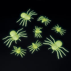 Araignée phosphorescente - lot de 8