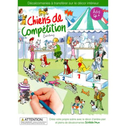 DECALCOMANIES CHIENS DE COMPETITON ET DECOR A4