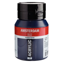 Peinture Acrylique - Bleu de Prusse - 566 - Amsterdam - Pot de 500ml