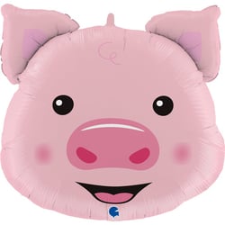 Ballon Géant Tête de Cochon - 76 cm