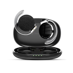 Ecouteurs Bluetooth Sans Fil Etanches IPX5 Réduction De Bruit Longue Autonomie Noir YONIS