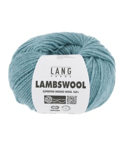 Pelote à tricoter 100% Laine Vierge LAMBSWOOL - Lang Yarns 0078 Bleu