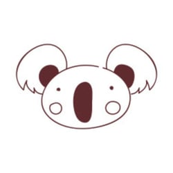 Graine Créative - Tampon en bois Koala
