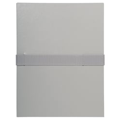 Chemise dos extensible balacron et sangle scratch. - Gris - x 10 - Exacompta