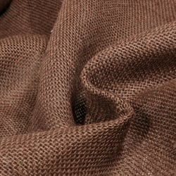Toile de Jute uni Marron