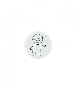 Carte de 3 boutons Garçon polyester 15mm - Prym Blanc