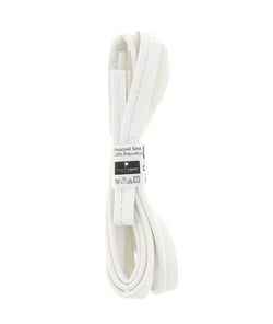 Passepoil Simili cuir 1,5m x 10mm - Passion Rubans Blanc