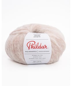 Pelote de Laine et Baby Alpaga PHIL ROMANTICO - Phildar Rosee Rose