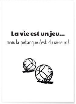 Affiche La vie est un jeu 2 | A3 : 29,7x42cm