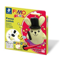 kit kids lapin funny - Fimo