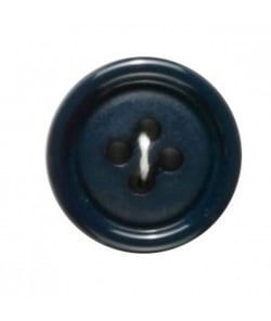 Carte de 3 boutons manteaux marine 25mm - Distrifil Bleu