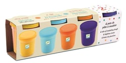 4 pots de pâte à modeler nature - Djeco