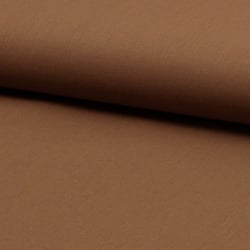 Tissu Coton uni Marron noisette