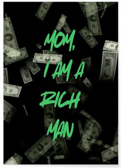Affiche Motivation Détermination & Succès | A3 : 29,7x42cm
